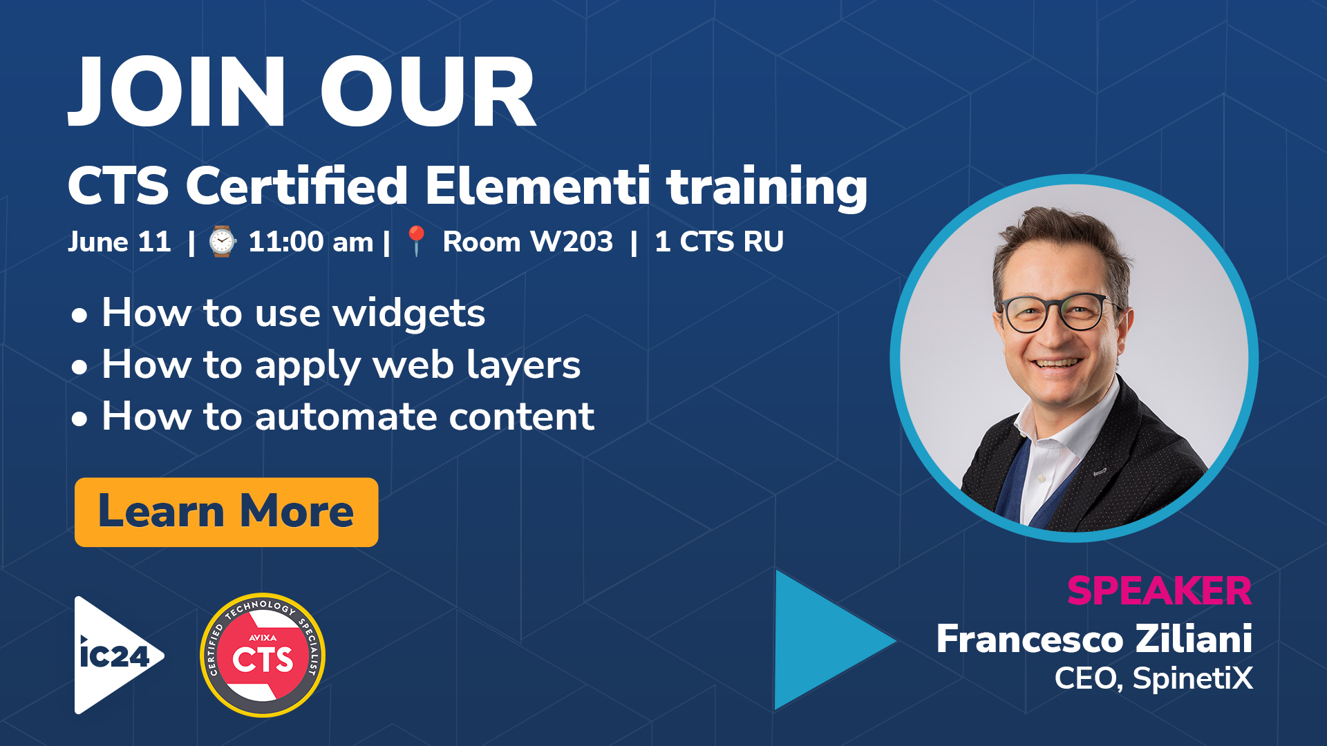 infocomm manufacturers' training