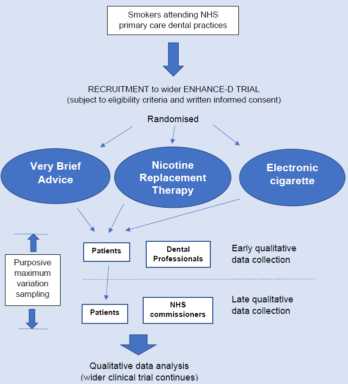 Flowchart for participant involvement in the ENHANCE-D trial