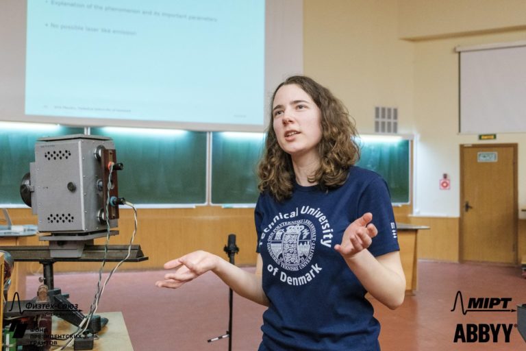 Participant presenting their solution.  