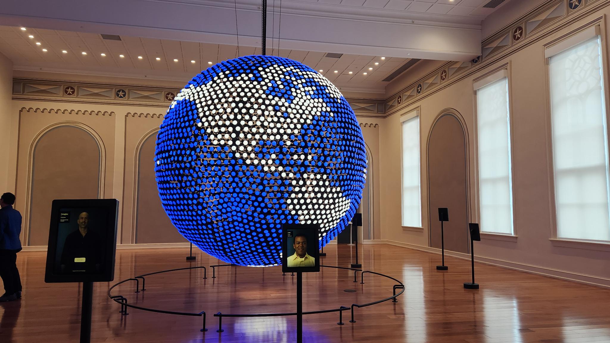 Giant LED globe