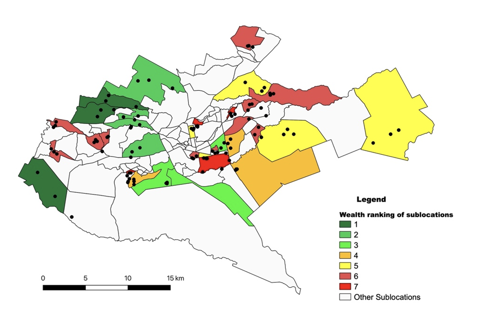 Urban Zoo study map of Nairobi