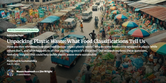 Unpacking Plastic Waste: What Food Classifications Tell Us Unpacking Plastic Waste: What Food Classifications Tell Us