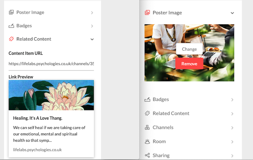Upgraded widget function