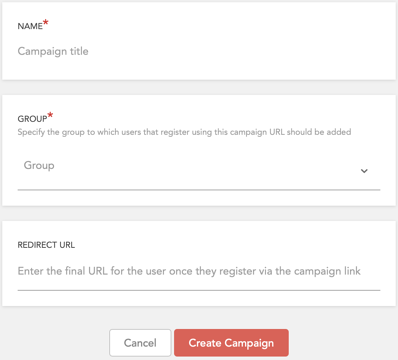 Campaign invitations