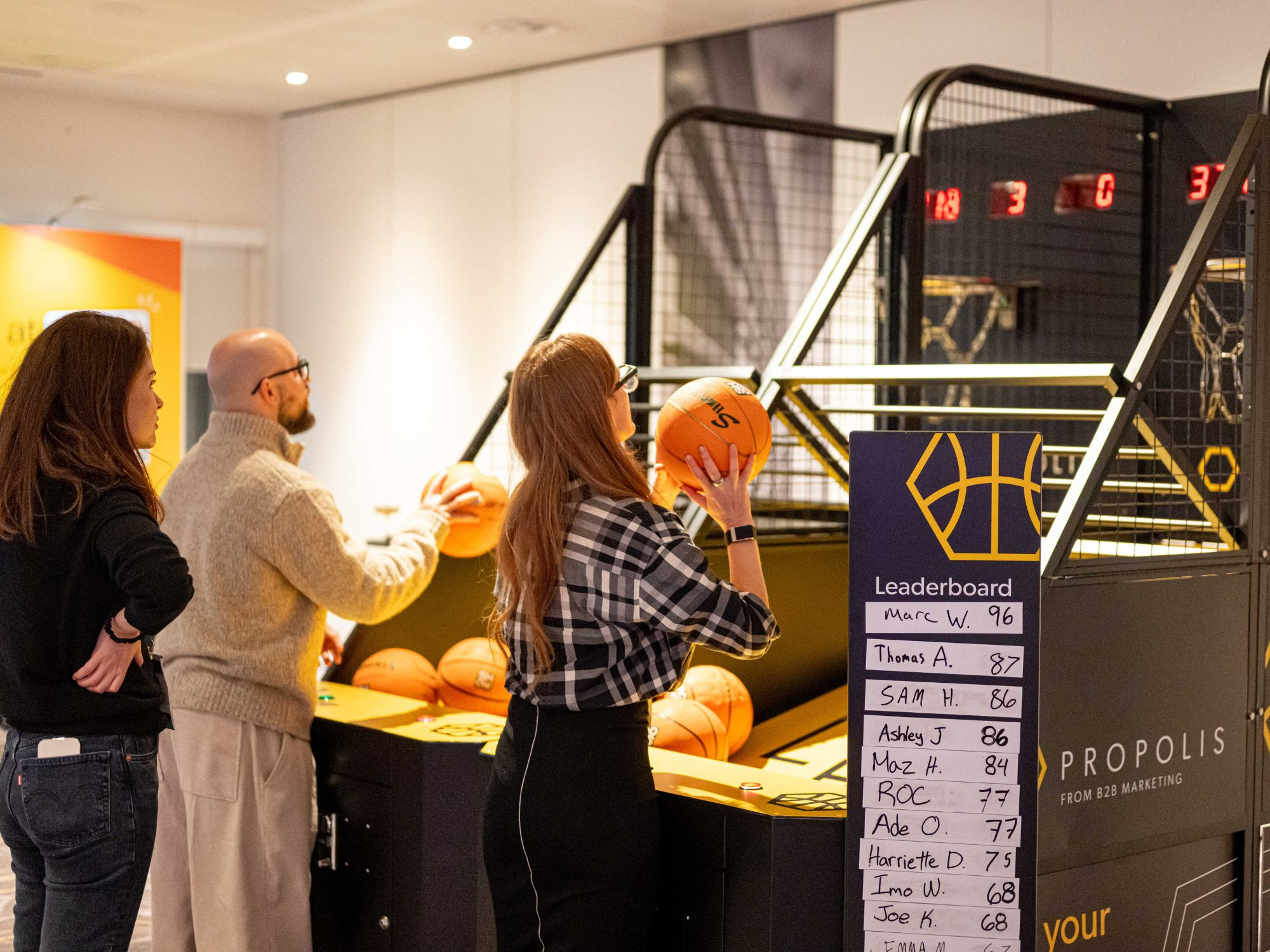 Propolis Basketball machine at the Global ABM Conference 2025