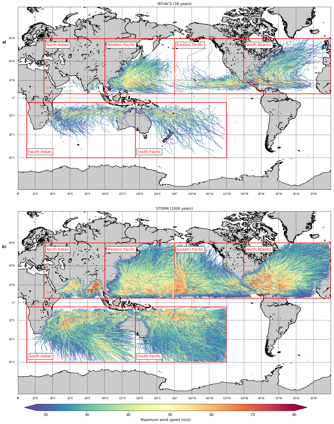 Tropical cyclone tracks Tropical cyclone tracks