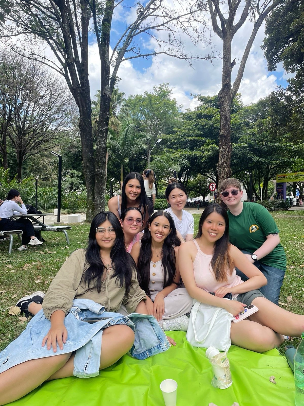 with volunteers with volunteers