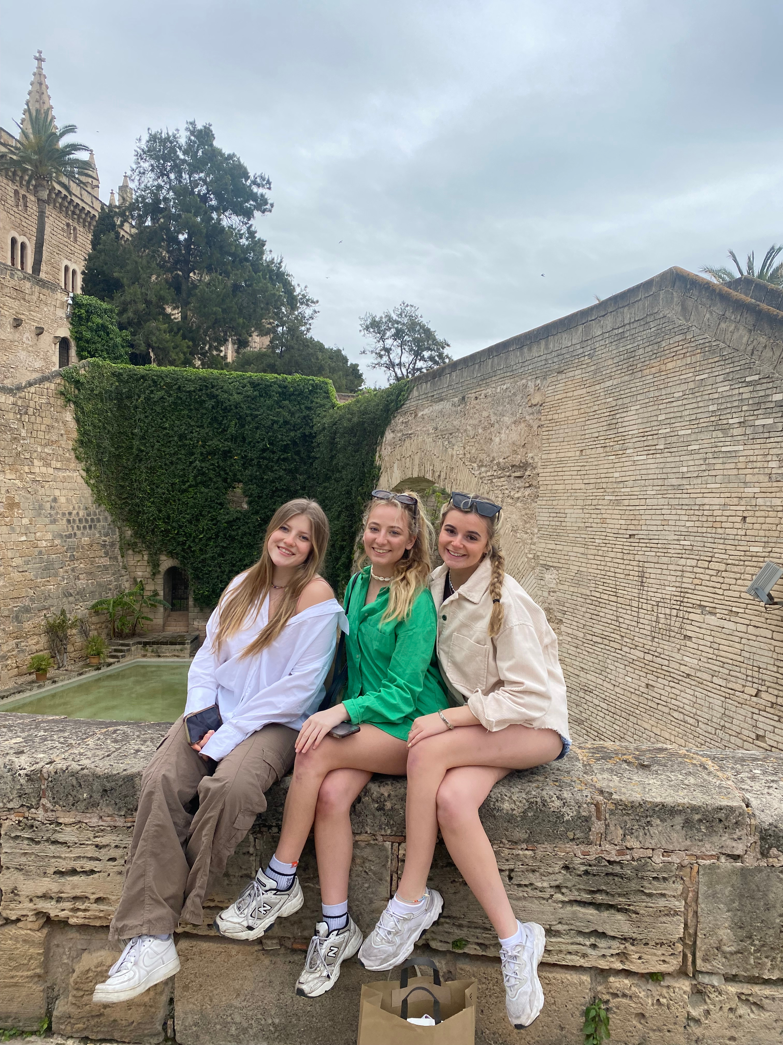 Three of us oh holiday in Palma 8 weeks after meeting