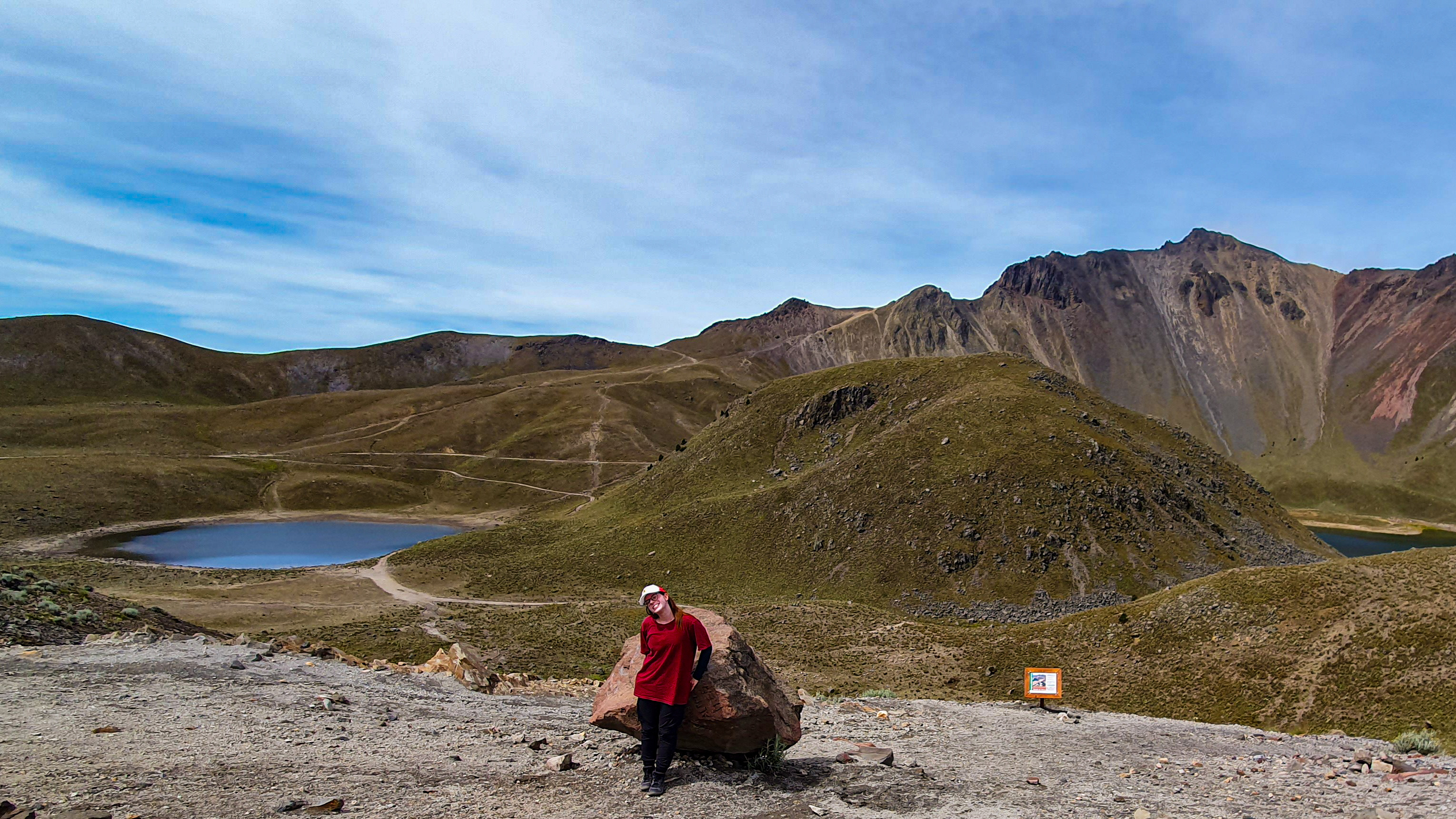 Me in front of Nevado de Toluca