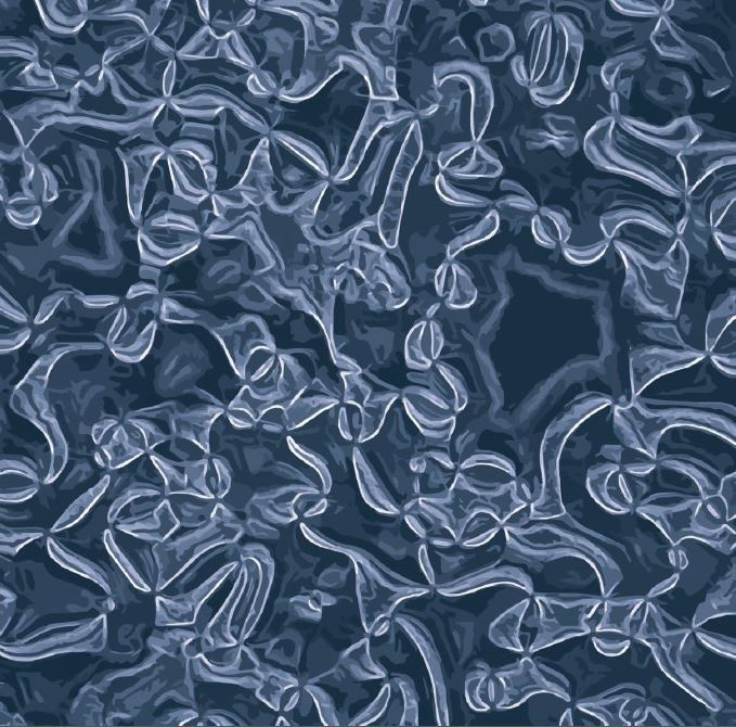 Artistic impression of multiferroic domains