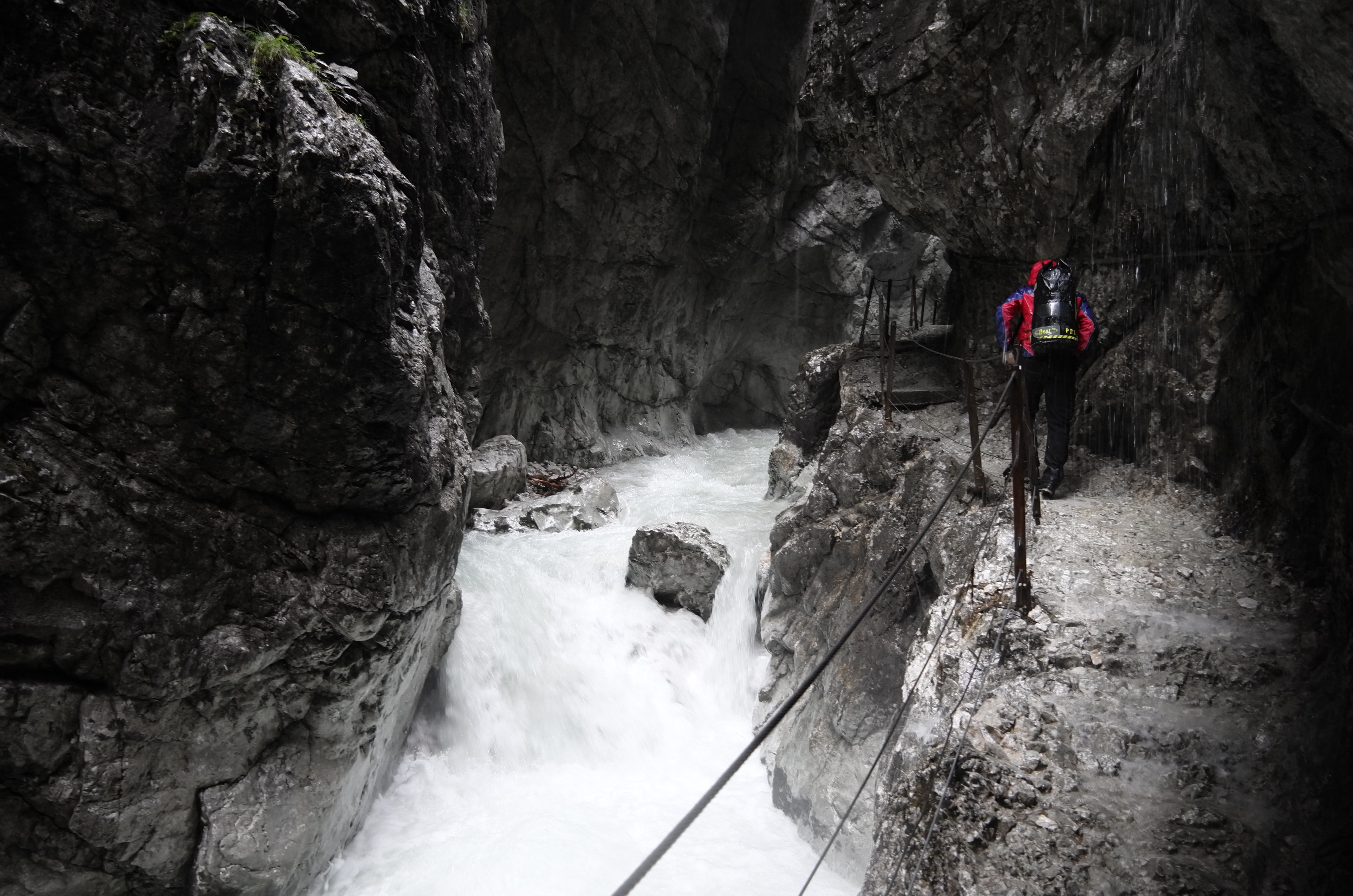 The Höllental-Gorge a few days after the event