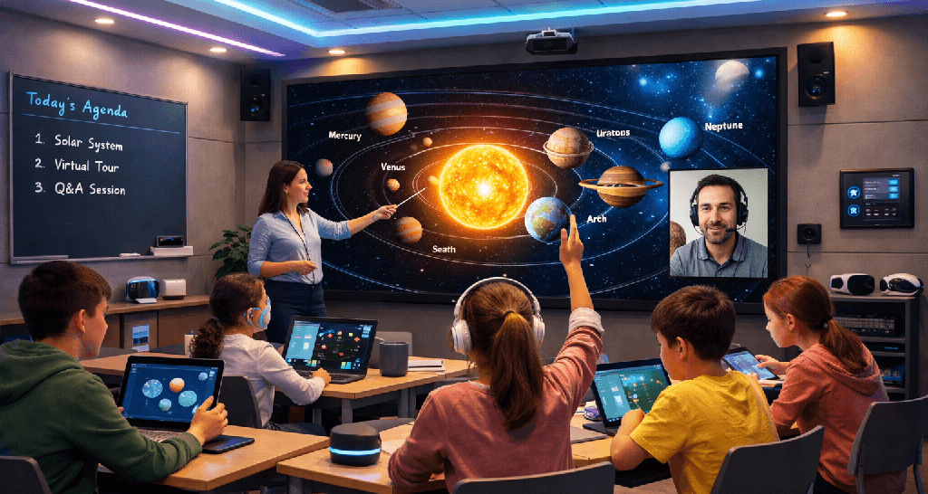 Role of AV in smart spaces