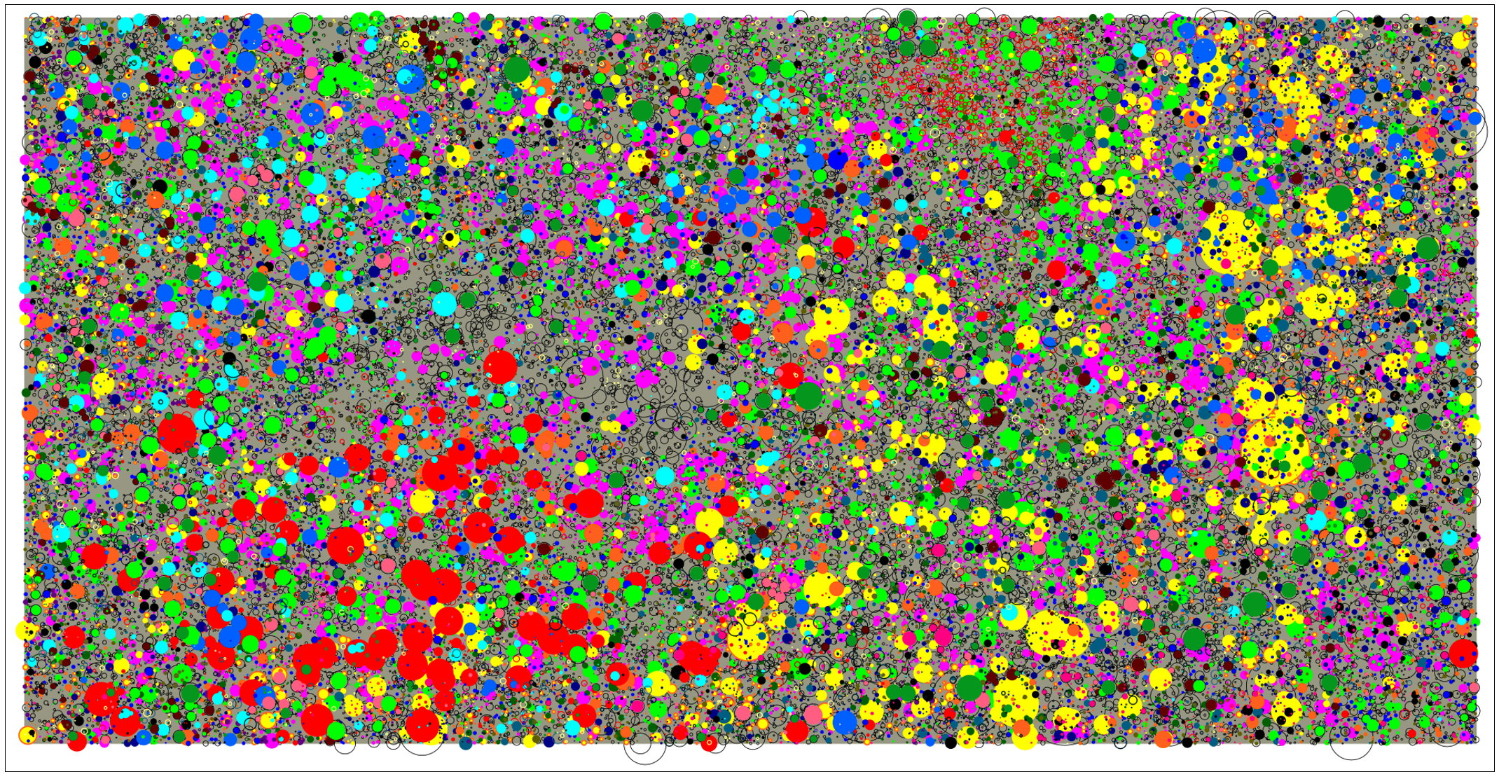 A visualization of the forest dynamics plot at Barro Cologado Island (Panama)