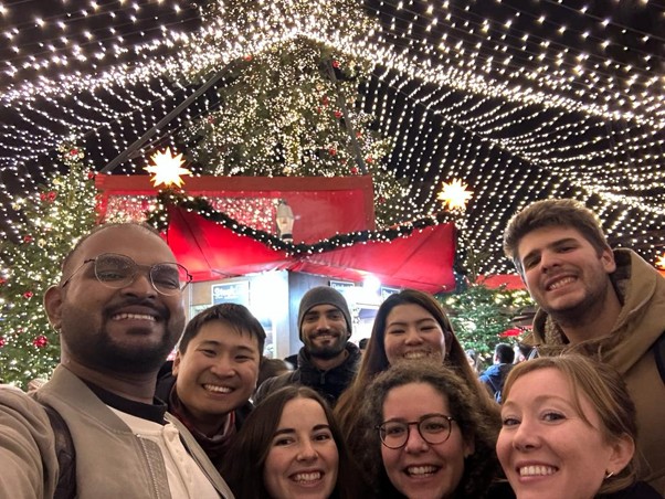 SOC members enjoying a Christmas market in Cologne, Germany