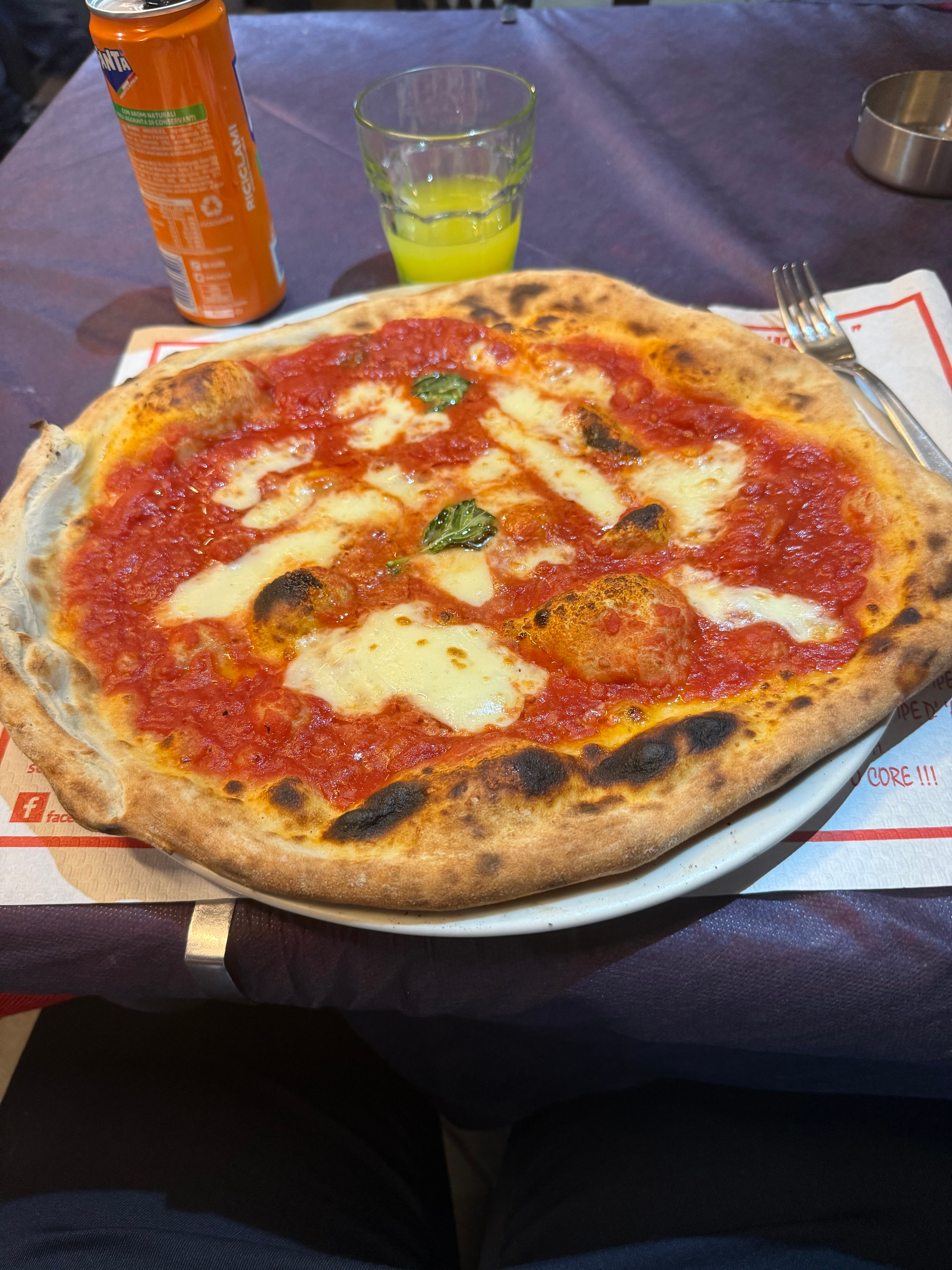 Some pizza napoletana from the Italian leg of my Laidlaw Research trip in Summer of 2025