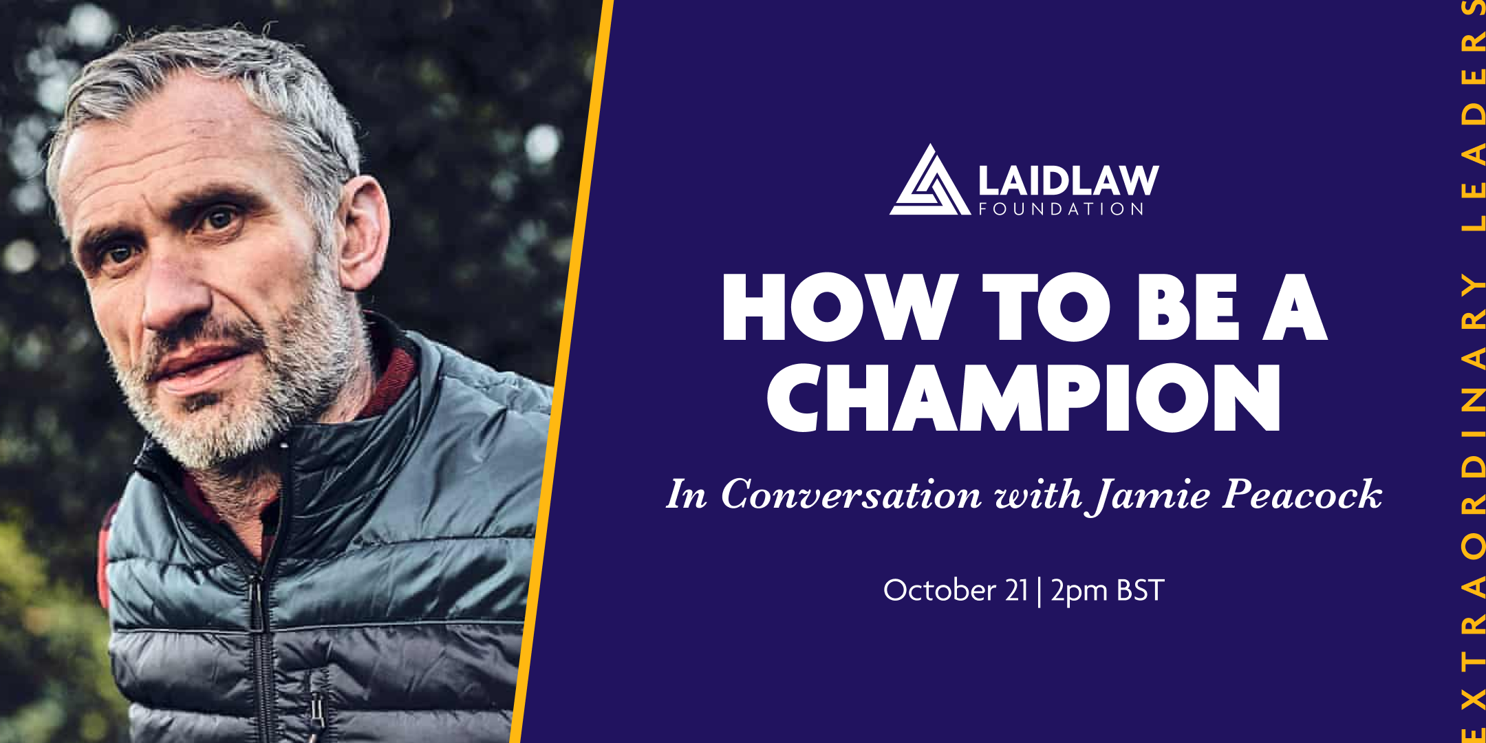 How to Be a Champion - In Conversation with Jamie Peacock How to Be a Champion - In Conversation with Jamie Peacock