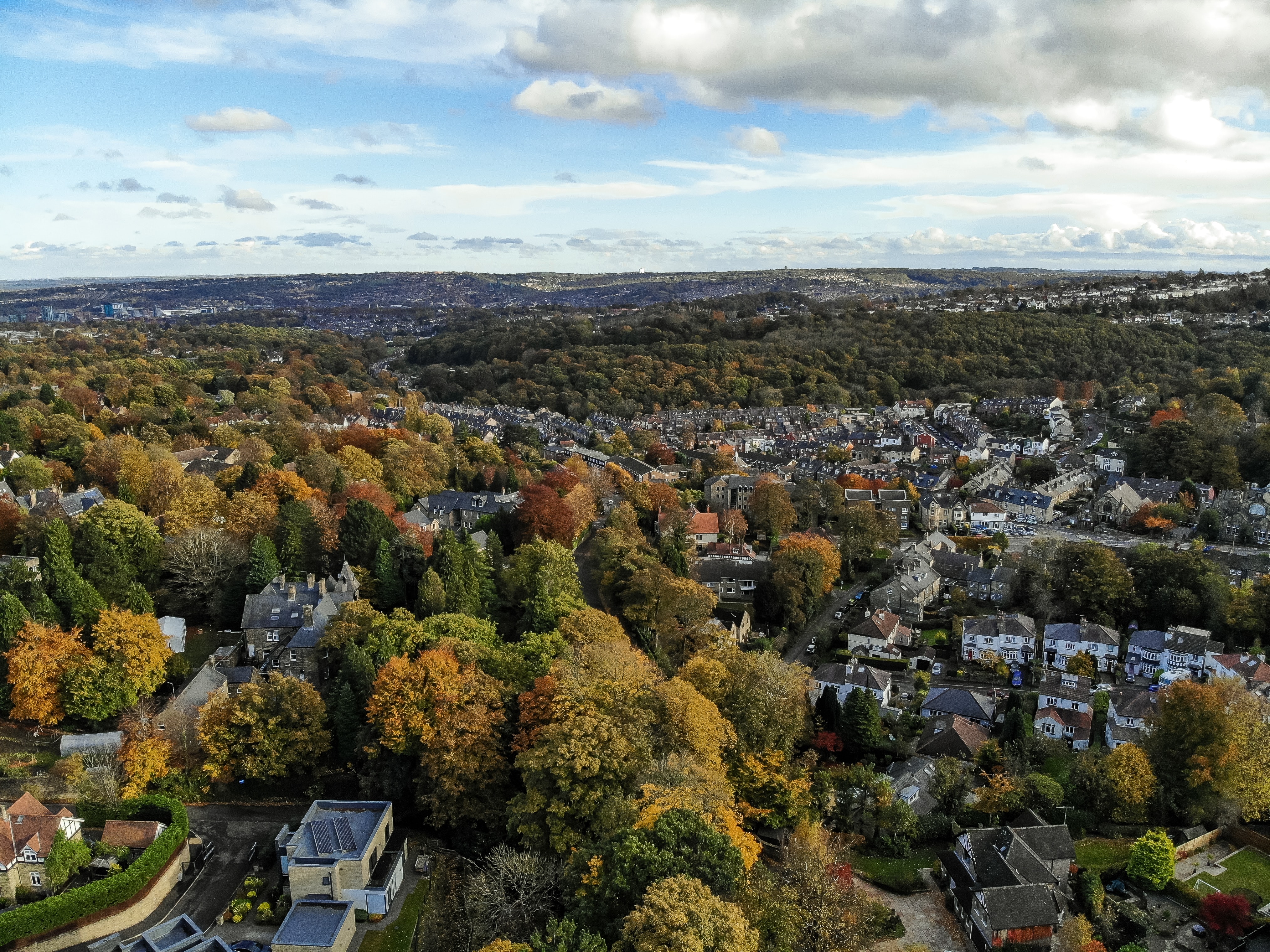 The view from Ranmoor into Sheffield, UK. Photo: Benjamin Elliott