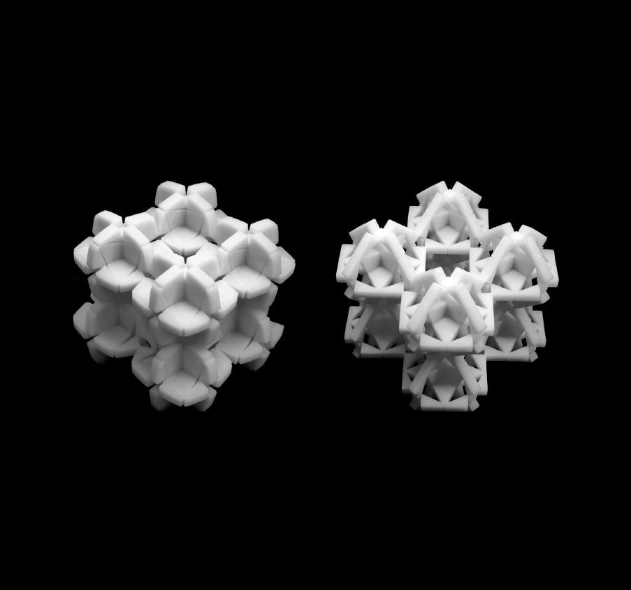 Shape-reconfigurable mechanical metamaterial
