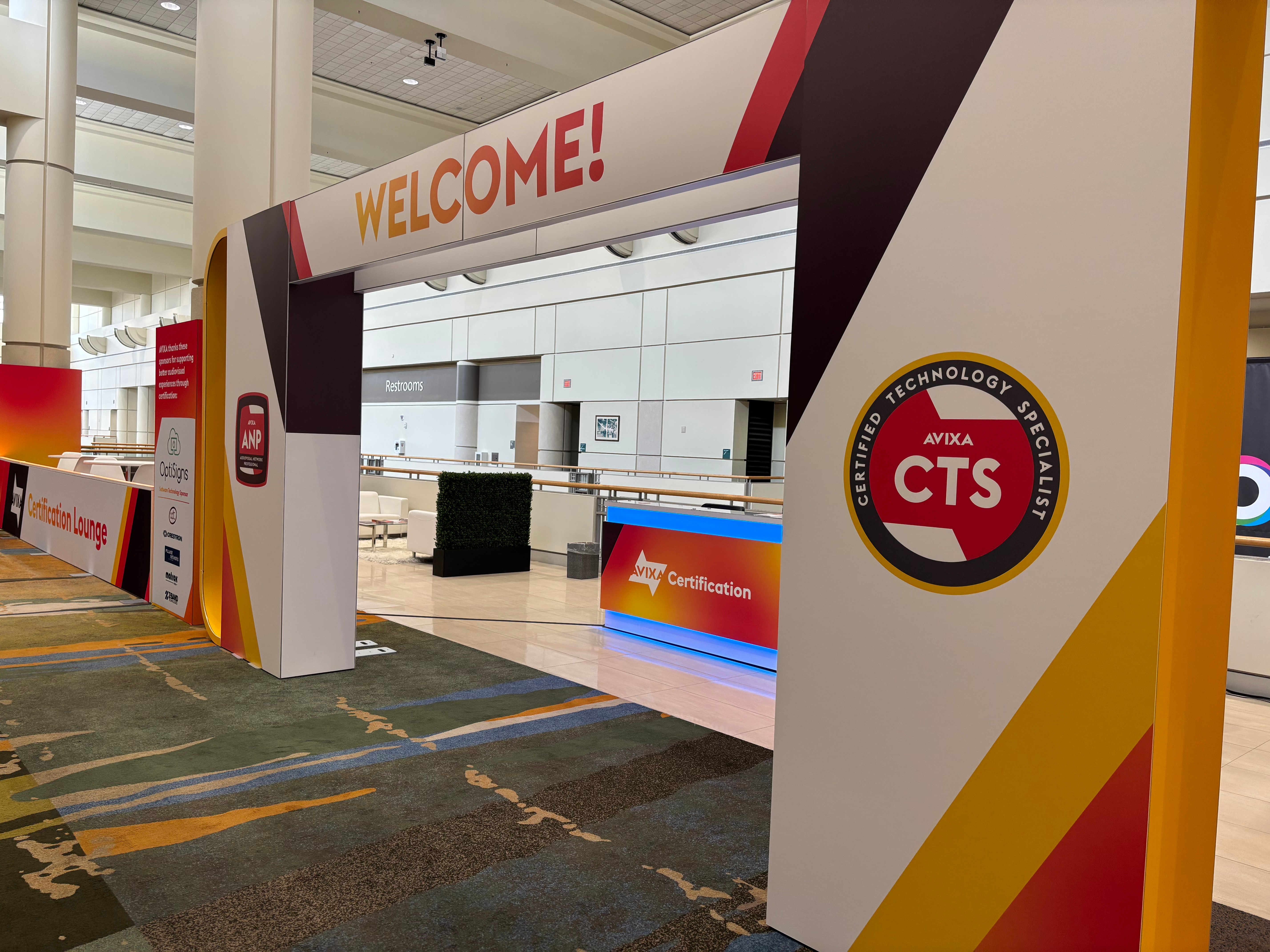 Certification Booth and Lounge Certification Booth and Lounge