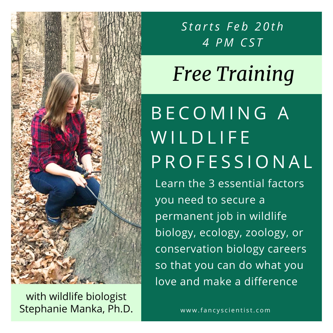 Becoming a Wildlife Professional Free Training Becoming a Wildlife Professional