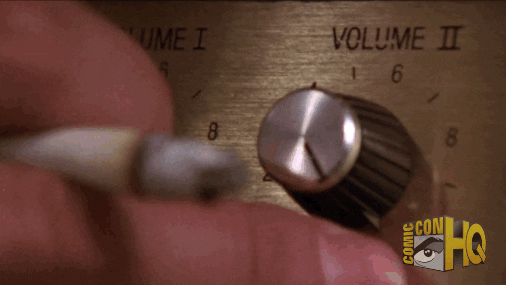 Clip from This is Spinal Tap - turn it to 11