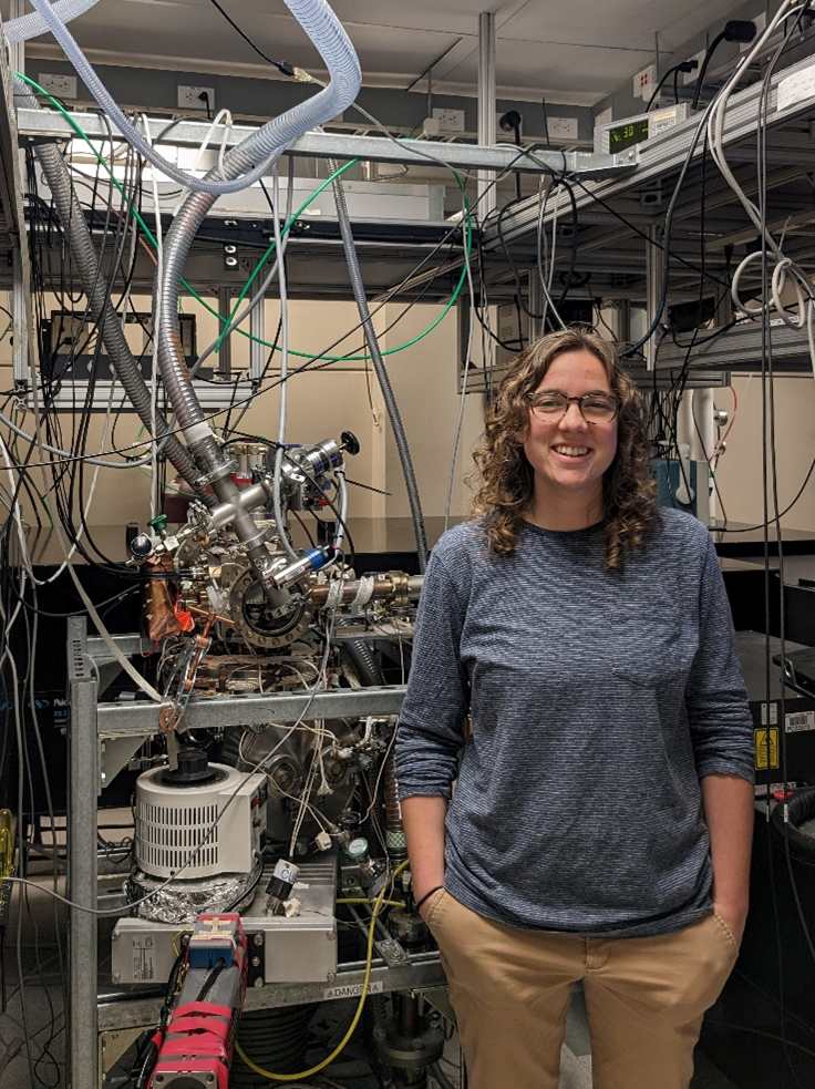 Fig. 3:  Eleanor Weckwerth, now beginning graduate school at Stanford University.