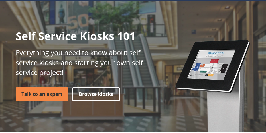 tablet kiosks by KioskGroup