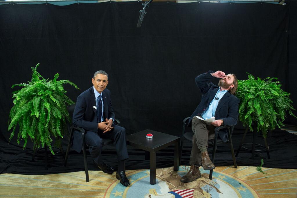 Between two ferns