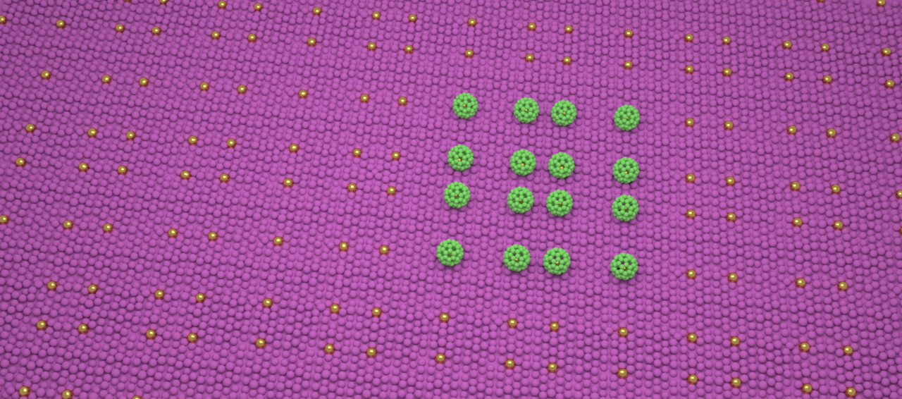 A square quasicrystal
