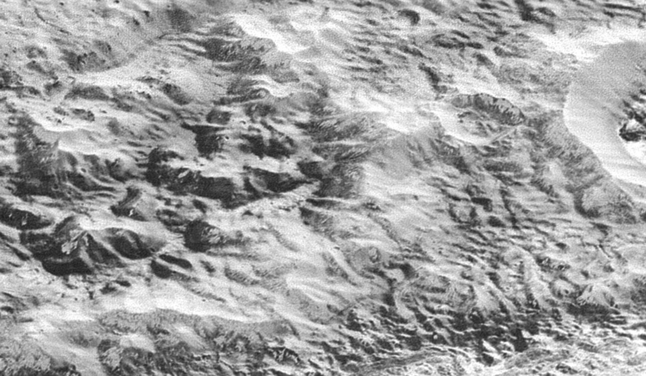 A record of ancient glaciation on Pluto