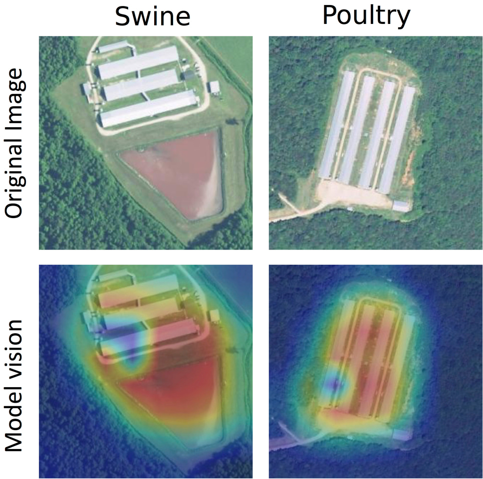 Deep learning to map concentrated animal feeding operations