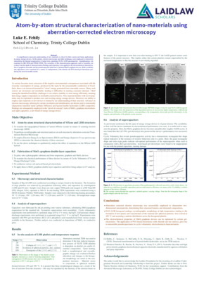 2018 Laidlaw Scholars - Luke Fehily - Research Poster