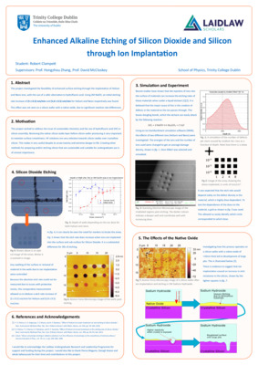 2018 Laidlaw Scholars - Robert Clampett - Research Poster