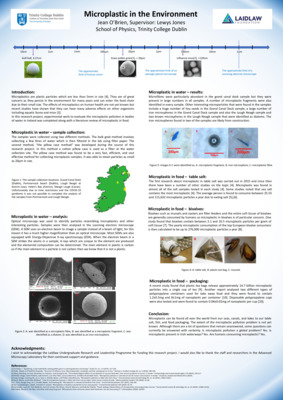 2019 Laidlaw Scholars - Jean O'Brien - Research Poster