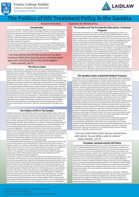 2020 Laidlaw Scholars - Ben McConkey - Research Poster