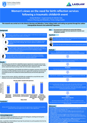 2020 Laidlaw Scholars - Sinéad McAteer - Research Poster