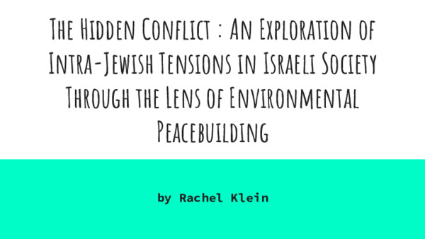 Tufts Undergraduate Research Symposium Presentation