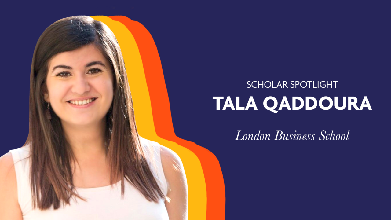 Scholar Spotlight - Tala Qaddoura