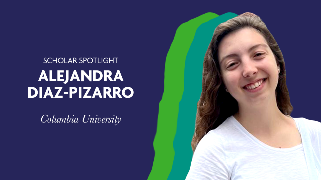 Scholar Spotlight - Alejandra Díaz-Pizarro