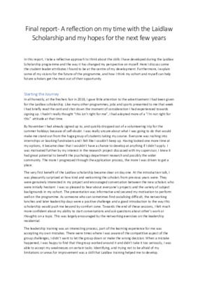 Laidlaw final report 2021