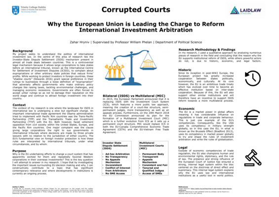 The Politics of International Investment Law