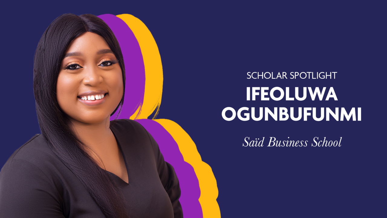 Scholar Spotlight - Ifeoluwa Ogunbufunmi