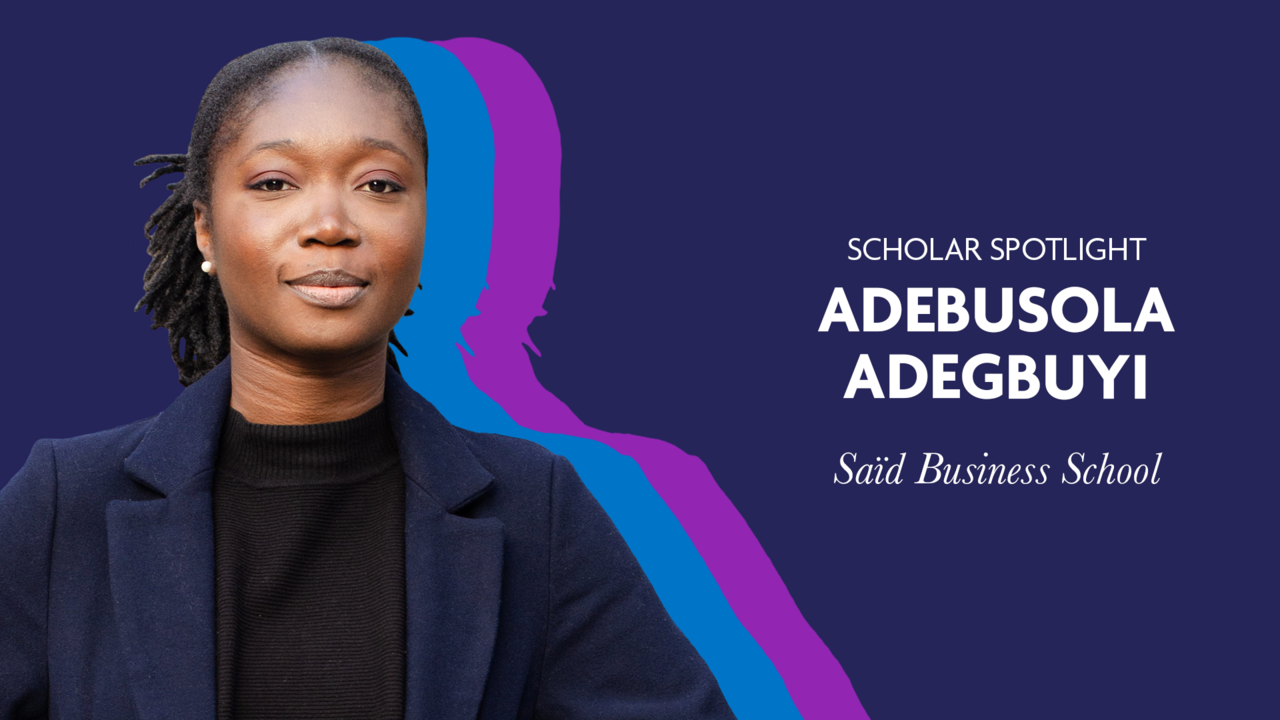 Scholar Spotlight - Adebusola Adegbuyi