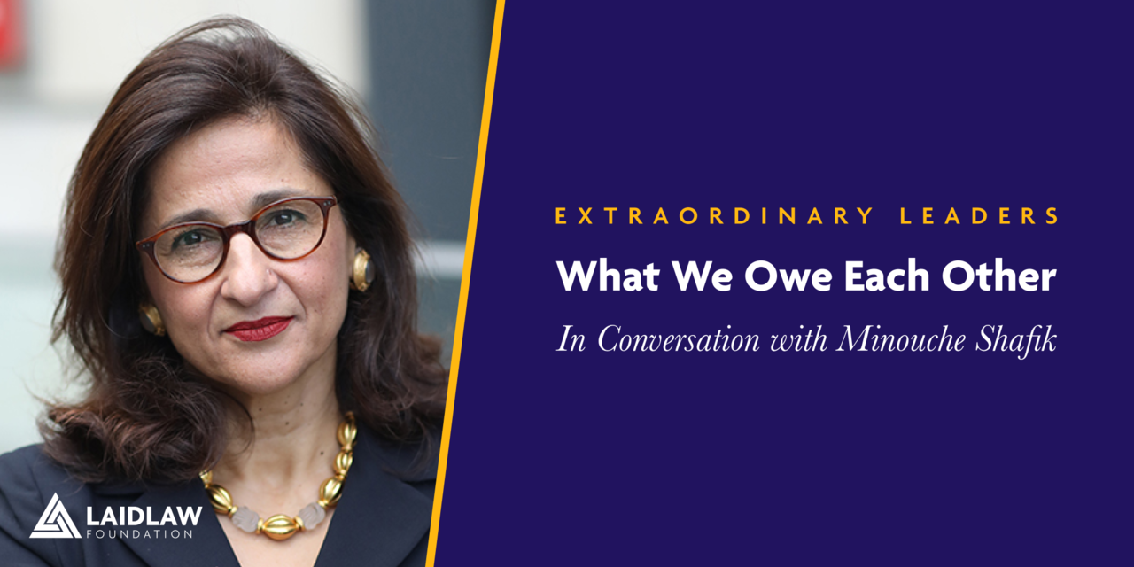 WEBINAR | What We Owe Each Other - In Conversation with Minouche Shafik