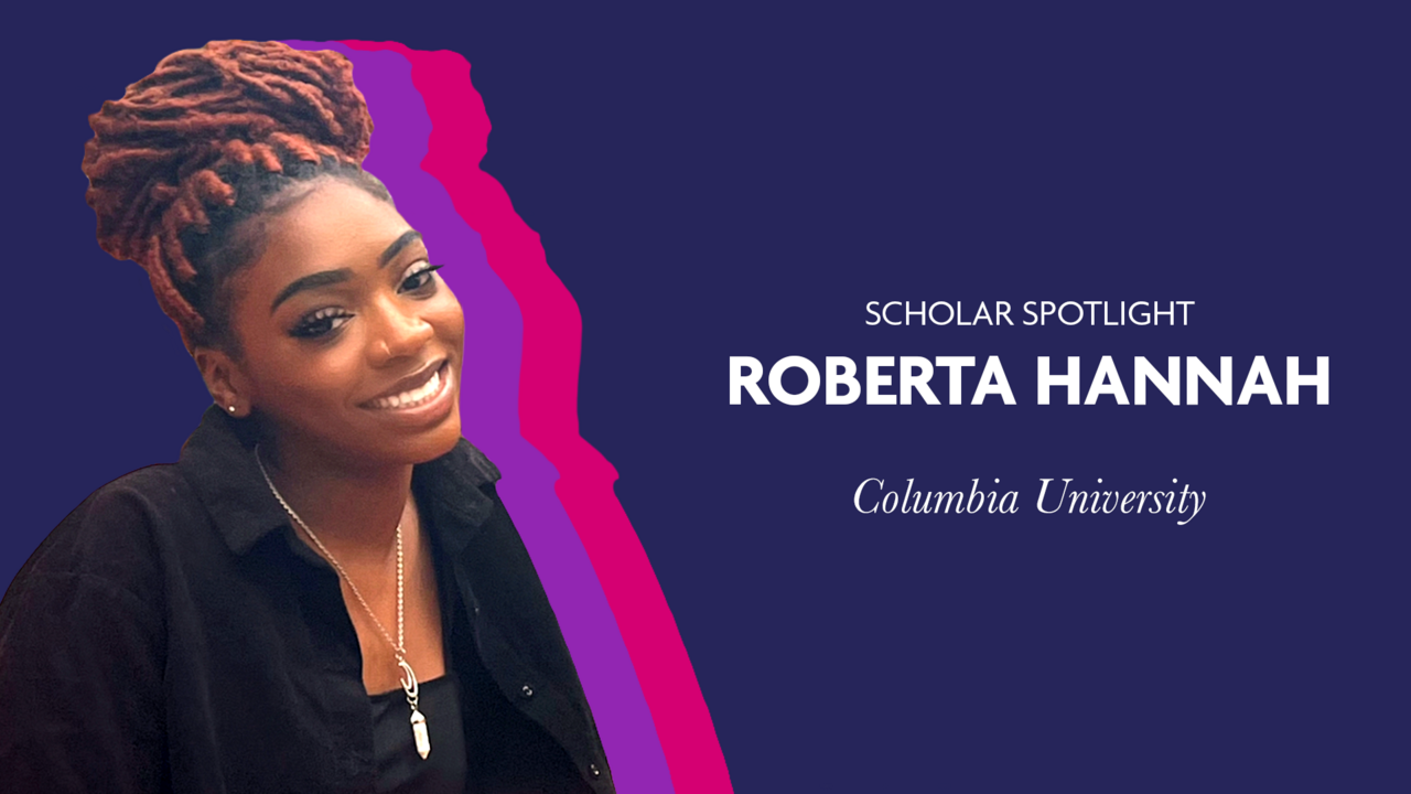 Scholar Spotlight - Roberta Hannah