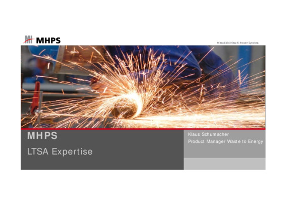 EfW 2019 Optimising O&M: LTSA expertise