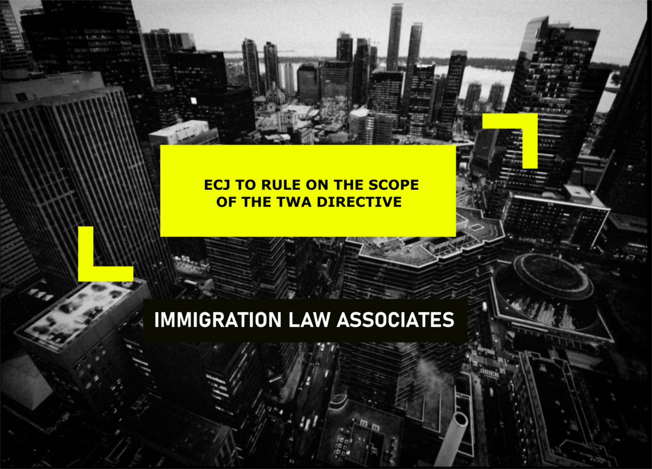 ECJ to rule on limitations of the scope of the Temporary Work Agency Directive