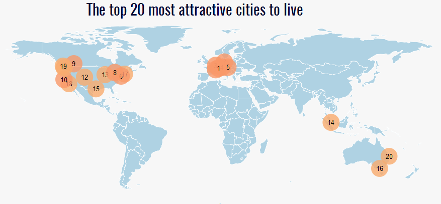 HBR Post: The Most Attractive Cities to Move to for Work