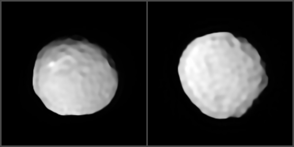 Dimpled Like A Golf Ball, The Very Large Telescope Reveals the Cratered Surface of Pallas
