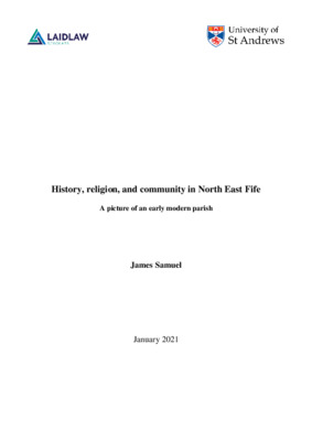 History, Religion and Community in North East Fife, Updated Edition 2021
